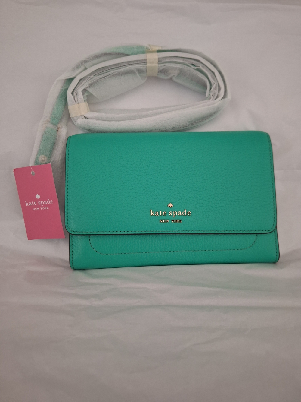 kate spade Harlow Cilantro Crossbody Wallet On A String